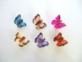 3cm Mini Dot Feather Butterflies