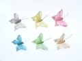 5cm Sherbet Shimmer Feather Craft Butterflies