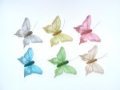 7cm Sherbet Shimmer Feather Butterflies